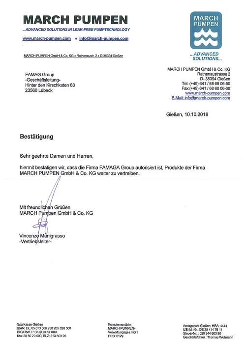 March Pumps (MARCH PUMPEN)