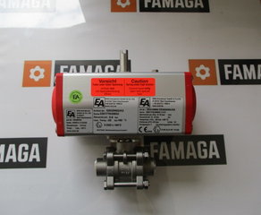 Шаровый кран с приводом
Kugelhahn-ZA, DN15, m.Antrieb-EE,EW55,AX, Edelstahl/PTFE-FKM, federrückstellend END-Armaturen